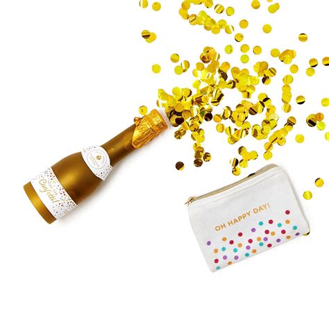 Celebration Champagne Confetti Popper w/Pouch