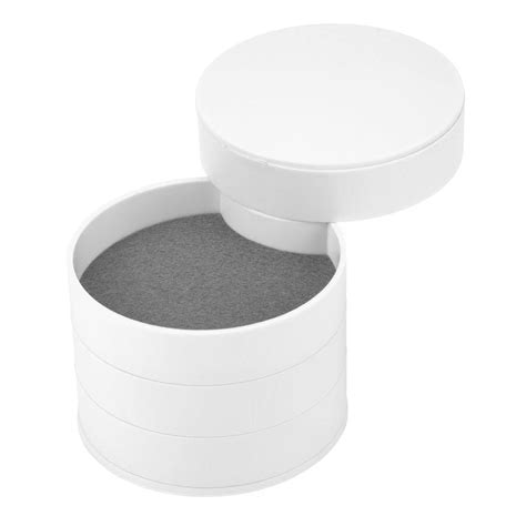 Shop 4 Layers Rotating Jewelry Box with Mirror | DeoDap