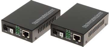 RAMEX Gigabit Media Converter Over Cat6 RJ45 to SFP Fiber (Without SFP ...