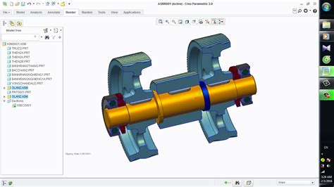 Creo Assembly Tutorial 的图像结果