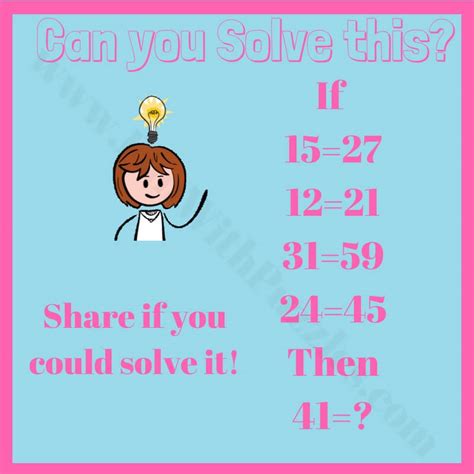 Image result for Math Logic Brain Teasers