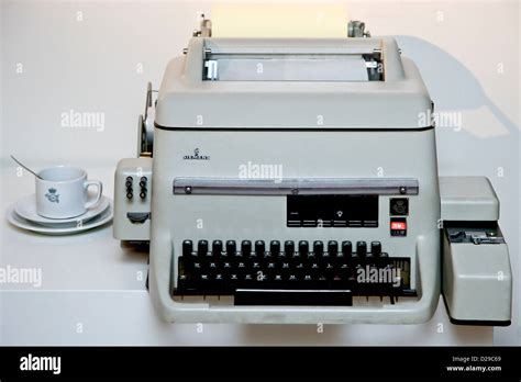 Old telex machine Stock Photo - Alamy