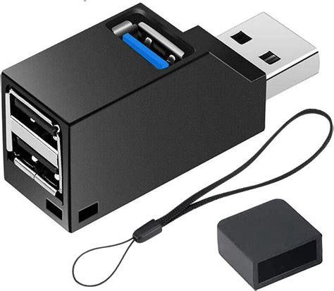 iJiGui USB Hub, 2 USB 2.0 + USB 3.0, Mini USB 3.0 Hub Ortable Adapter ...