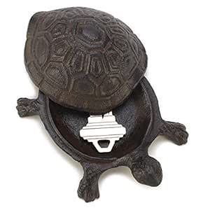 Smart Living Turtle Statuary Key Hider,Cast Iron,5x3.25x2.25 Inches ...