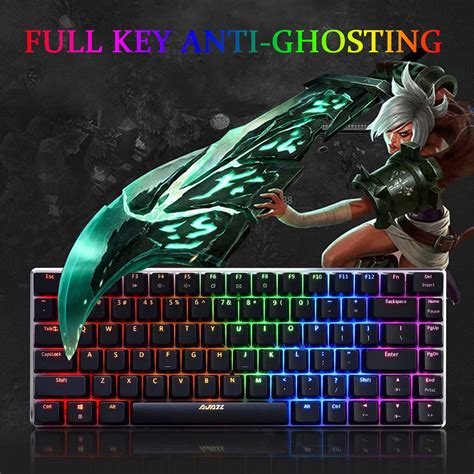 Buy AK33 Gaming Mechanical Keyboard, Blue Switches RGB Chroma LED ...