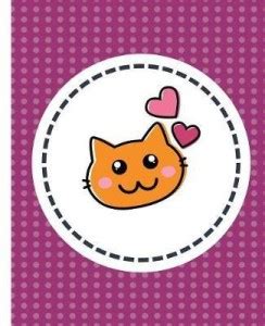 Little Kitty Story Writing Notebook With Blank Drawing Boxes and Lined ...