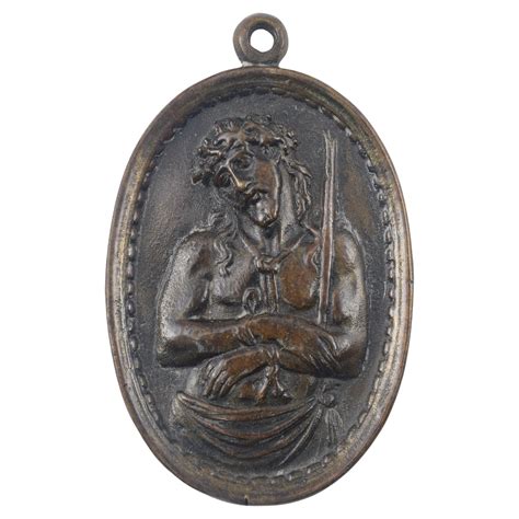 Antique "Ecce Homo" in Carved Stone For Sale at 1stDibs