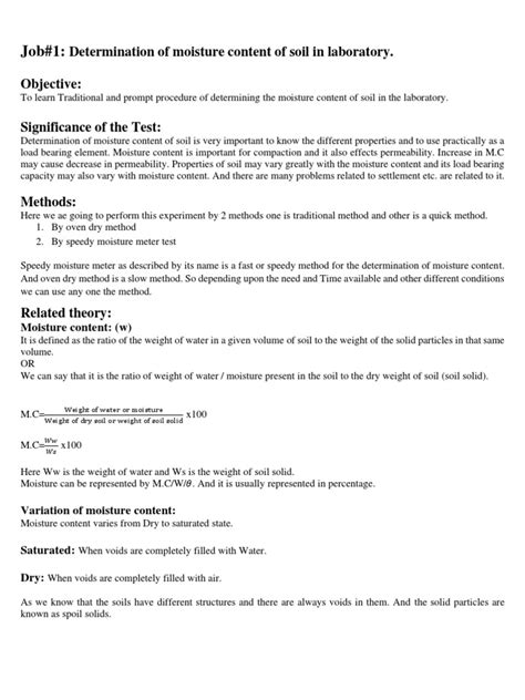 Image result for Moisture Content Sample Problem