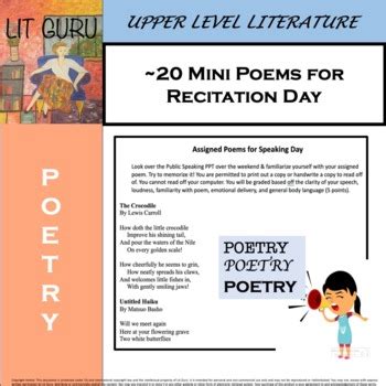 Image result for Poems Recited