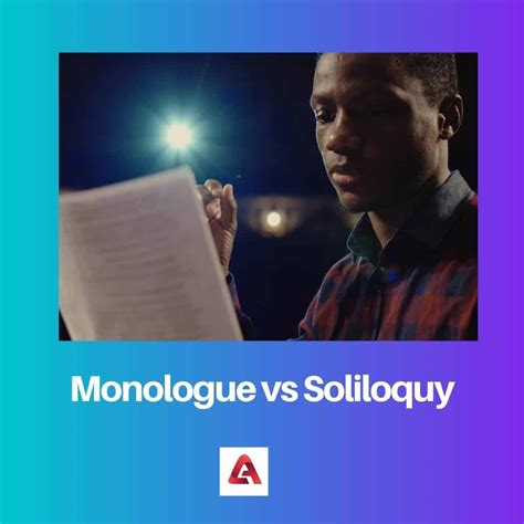 Monologue vs Soliloquy: Difference and Comparison