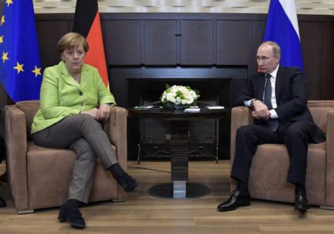 当默克尔与普京对话，说德语还是俄语？|默克尔|特朗普|欧盟_新浪新闻
