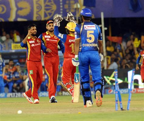 Royal Challengers Bangalore outplay Rajasthan Royals, advance to second ...