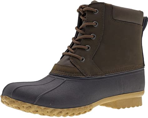 ARCTICSHIELD Men's Insulated Duck Boots, Dark Brown, Sz 11 - Walmart.com