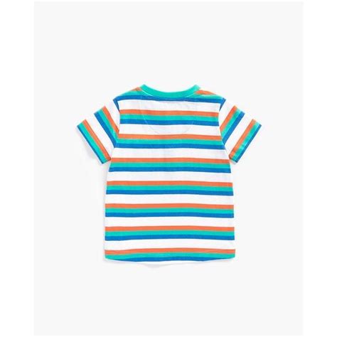 Buy Boys Half Sleeves T-Shirt Striped-Multicolor Online at Best Price ...