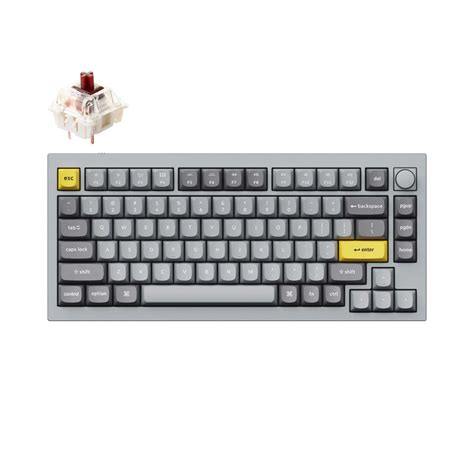 Keychron Q1 QMK Custom Wired Mechanical Keyboard (Fully Assembled ...