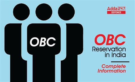 OBC Reservation in India, Complete Information