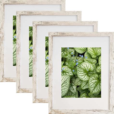 Buy 11x14 Frames Pack of 4,Display Pictures 8x10 with Mat or 11x14 ...