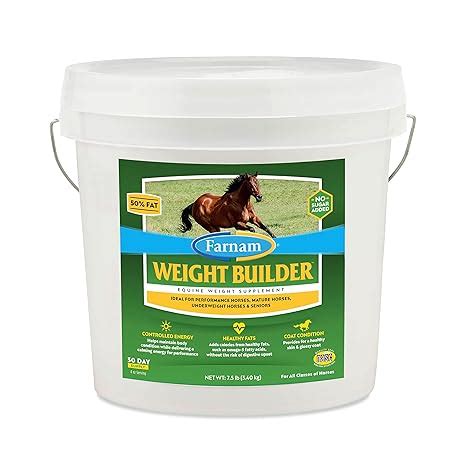 Farnam Weight Builder™ Equine Weight Supplement 7.5 lb (3.40 kg ...