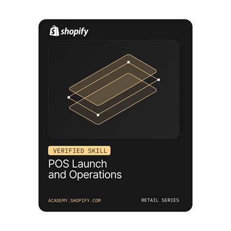 Shopify POS Launch and Operations: Verified Skill Badge - Credly