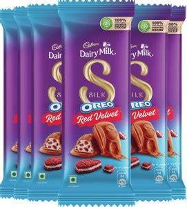 Cadbury Dairy Milk Silk Oreo Red Velvet, 60g - Pack of 6 Bars Price in ...