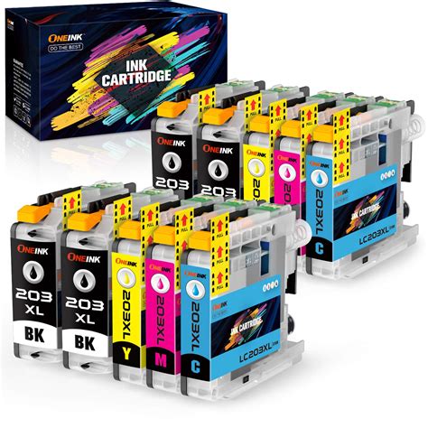 ONEINK Compatible Ink Cartridges for Brother LC203 LC203XL Upgraded ...