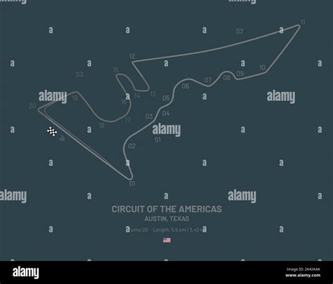 Circuit of the americas Stock Vector Images - Alamy