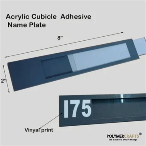 OFFICE SUPPLIES & ORGNIZERS - 2 Sided Cubicle Name Plate Holder Trader ...