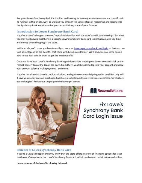 Synchrony Bank Credit Card Login - Jay J Holmes - Page 1 - 4 | Flip PDF ...