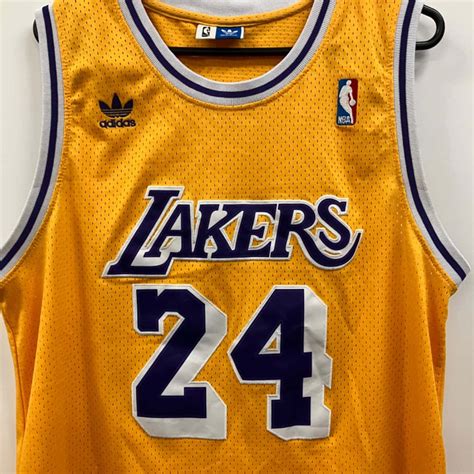 Adidas NBA Vintage Hardwood Classics Lakers 'Bryant' Jersey Size L