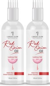 Curious Glow Naturals Red Onion HAIROIL -Jojoba & Argan Oil -Reduce ...