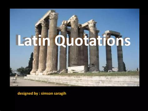 Latin Quotations | PPSX