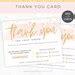 Buy Editable Thank You Card Template - Canva Thank You Card, Thank You ...