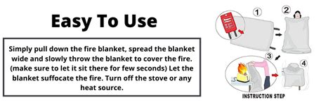 Safe Cure - Emergency Fire Blanket | Survival Fiberglass, Flame ...