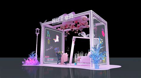 网红直播间 演播间 效果图设计 3D_设计狮Ming-站酷ZCOOL