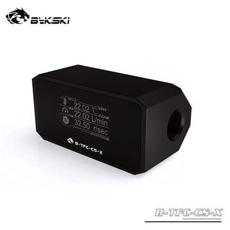 Buy Bykski B-TFC-CS-X Digital Flow Meter Temperature Display Online at ...