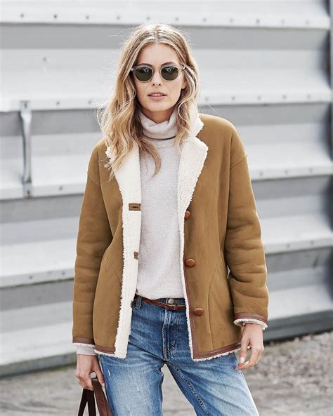 Shop our modern take on a traditional sheepskin jacket, this relaxed ...