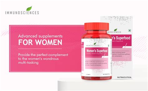 IMMUNOSCIENCES Premium Women’s Superfood Multivitamin for Women with ...
