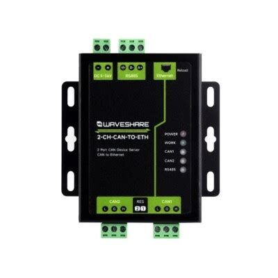 Industrial Grade 2 Channel CAN - Ethernet Server