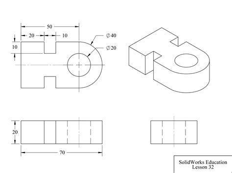 SolidWorks Basic Drawing 的图像结果