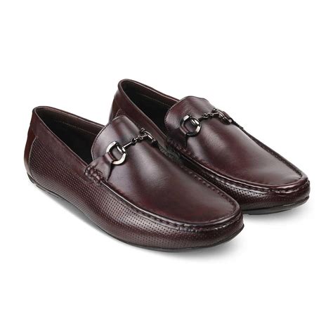 Buy Otterdam Brown Men's Leather Driving Loafers Online at tresmode