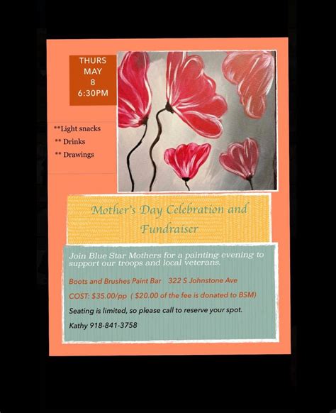 Blue Star Mothers-Mother’s Day Celebration and Fundraiser with Boots ...