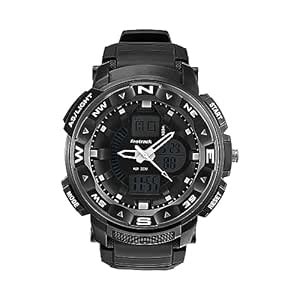 Fastrack Analog Digital Black Dial Black Colour Plastic Strap Unisex ...