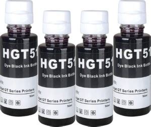 Ang GT 51 & GT52 Ink Refill Ink For DeskJet 5810,5811,5820,5821 Black ...