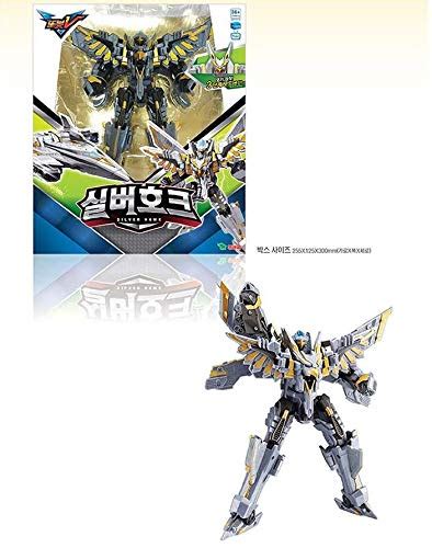 [Tobot V](Gift Packed) 2020 The latest Transformation Robot Silver Hawk ...