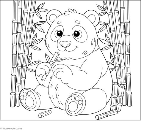 Printable Giant Panda Coloring Pages [2025]