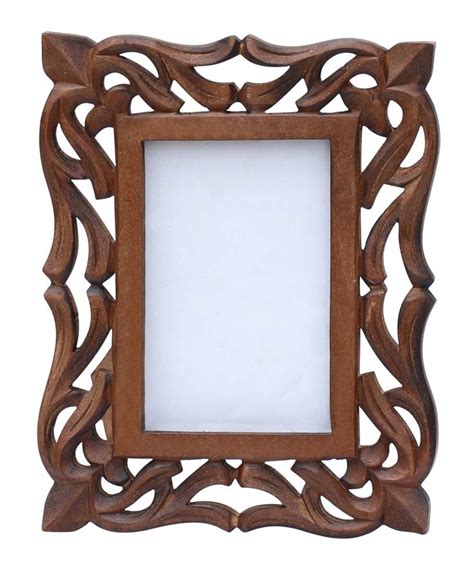 4x6 Inches Brown Picture Frame in Bulk - Wholesale Hand Carved Vintage ...