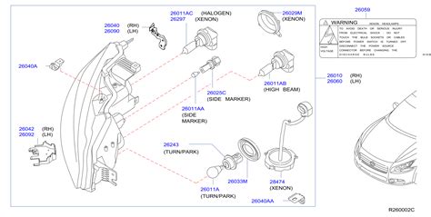 2019 Nissan Frontier Headlight Bracket - 26042-9N00D - Genuine Nissan Part