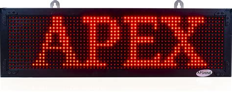 APEX LED SHINE LED Moving/Scrolling RED Colour Messenger Advertising ...