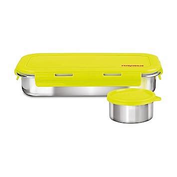 Buy Nayasa Eco Roti Lunch Box - 580 Ml, Stainless Steel Kids Lunch Box ...