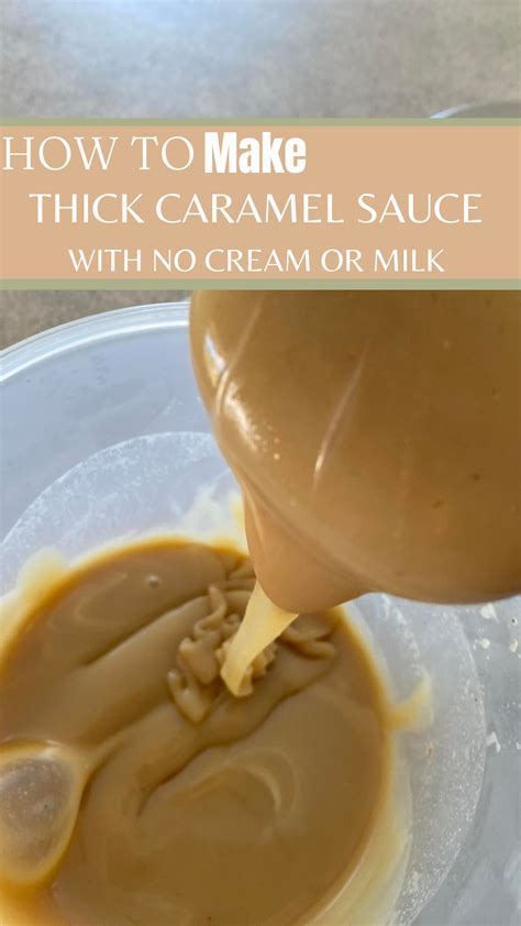 Caramel Sauce Without Cream Or Milk at Rose Slaughter blog